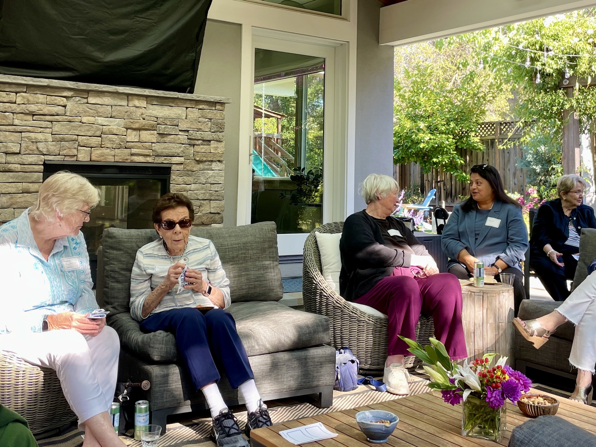 Photo 3: LAWC members Mary Prochnow, Marge Bruno, Marie Young
